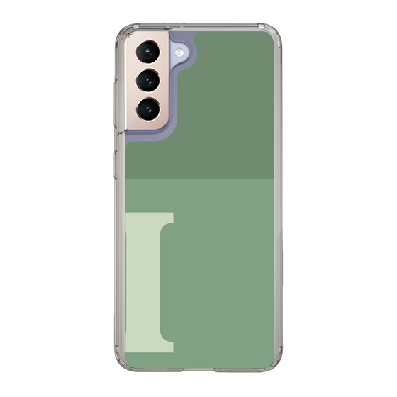 Slim Protection Case［ Original - initial two tone - I green ］
