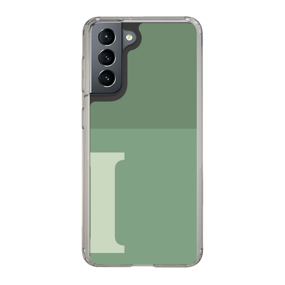 Slim Protection Case［ Original - initial two tone - I green ］