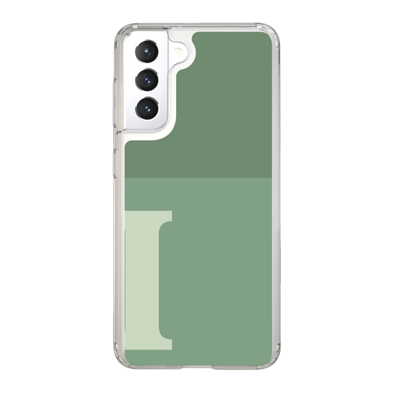 Slim Protection Case［ Original - initial two tone - I green ］
