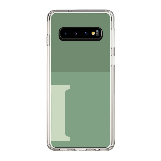 Slim Protection Case［ Original - initial two tone - I green ］