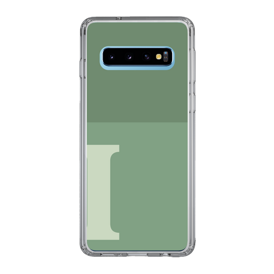 Slim Protection Case［ Original - initial two tone - I green ］