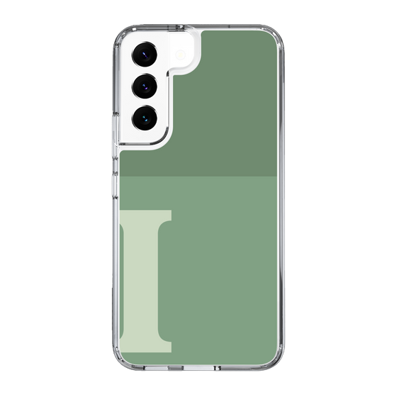 Slim Protection Case［ Original - initial two tone - I green ］