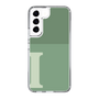 Slim Protection Case［ Original - initial two tone - I green ］