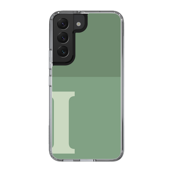 Slim Protection Case［ Original - initial two tone - I green ］