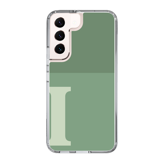 Slim Protection Case［ Original - initial two tone - I green ］