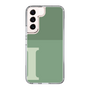 Slim Protection Case［ Original - initial two tone - I green ］