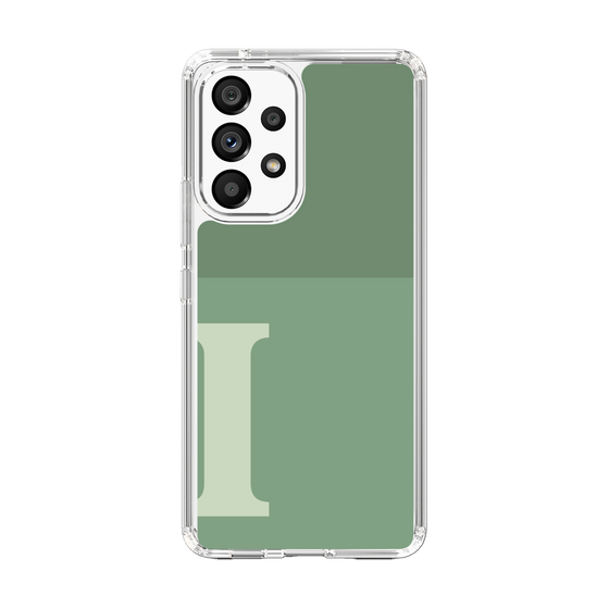 Slim Protection Case［ Original - initial two tone - I green ］