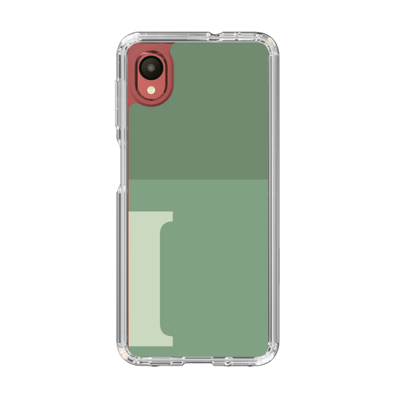 Slim Protection Case［ Original - initial two tone - I green ］