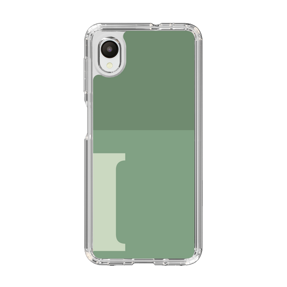 Slim Protection Case［ Original - initial two tone - I green ］