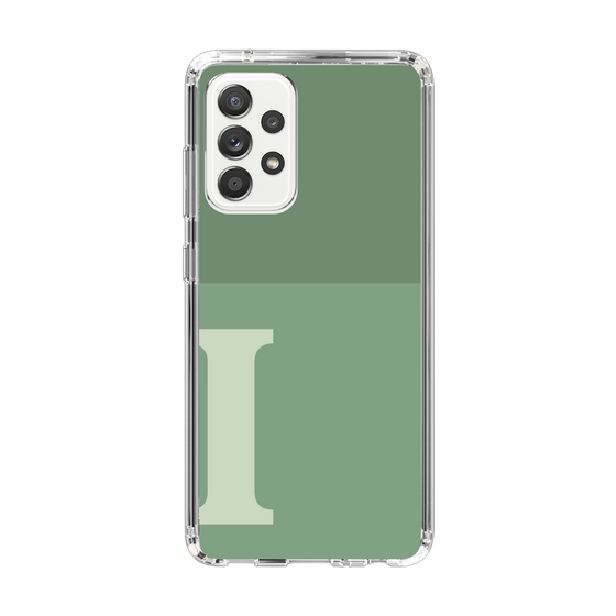 Slim Protection Case［ Original - initial two tone - I green ］