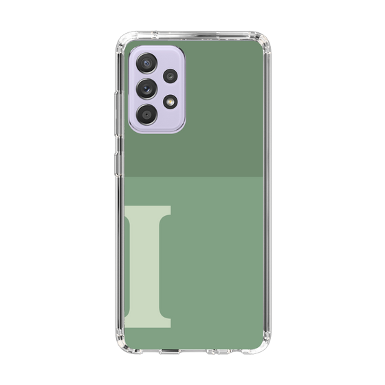 Slim Protection Case［ Original - initial two tone - I green ］