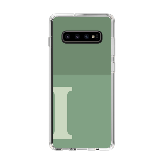 Slim Protection Case［ Original - initial two tone - I green ］