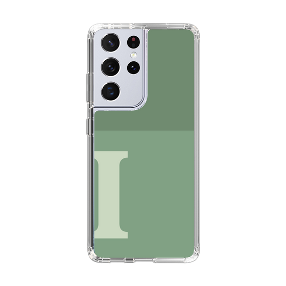 Slim Protection Case［ Original - initial two tone - I green ］