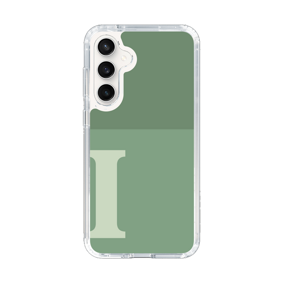 Slim Protection Case［ Original - initial two tone - I green ］