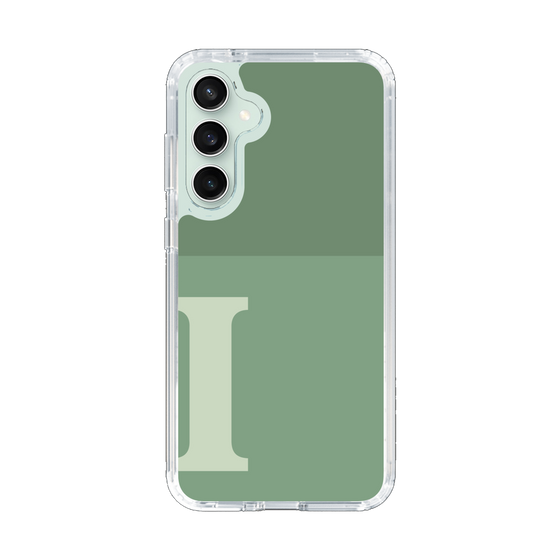 Slim Protection Case［ Original - initial two tone - I green ］