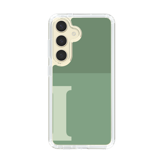 Slim Protection Case［ Original - initial two tone - I green ］