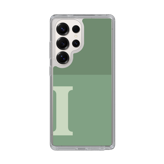 Slim Protection Case［ Original - initial two tone - I green ］