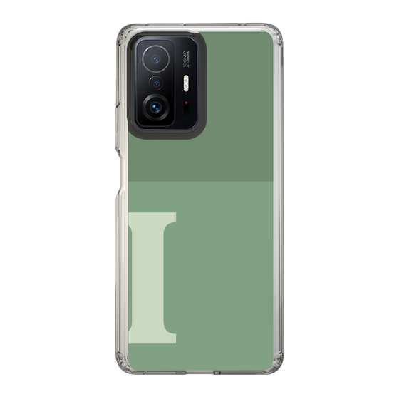 Slim Protection Case［ Original - initial two tone - I green ］