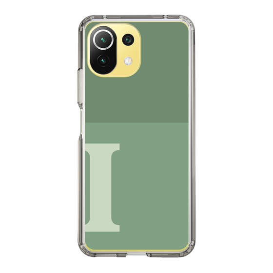 Slim Protection Case［ Original - initial two tone - I green ］
