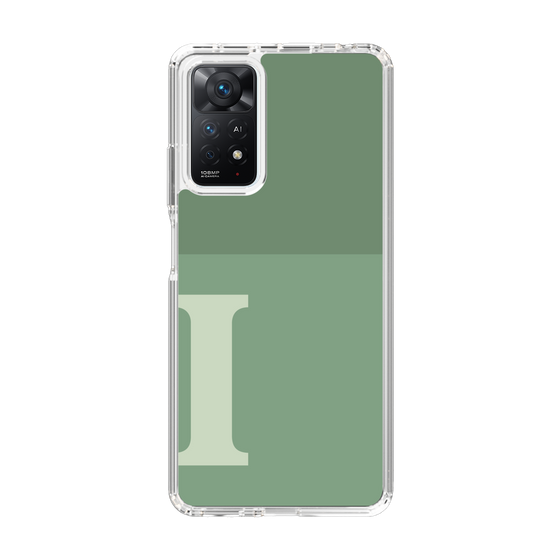 Slim Protection Case［ Original - initial two tone - I green ］