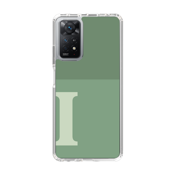 Slim Protection Case［ Original - initial two tone - I green ］