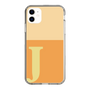 Slim Protection Case［ Original - initial two tone - J orange ］