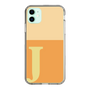 Slim Protection Case［ Original - initial two tone - J orange ］