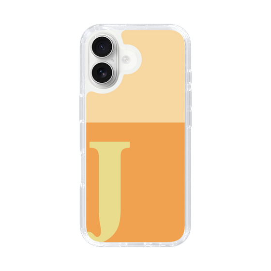Slim Protection Case［ オリジナル - initial two tone - J orange ］