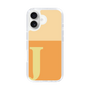 Slim Protection Case［ オリジナル - initial two tone - J orange ］