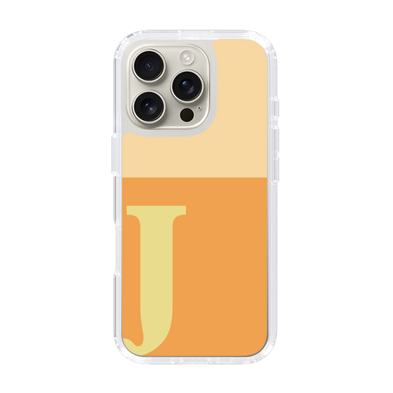 Slim Protection Case［ オリジナル - initial two tone - J orange ］