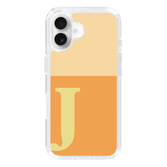Slim Protection Case［ オリジナル - initial two tone - J orange ］
