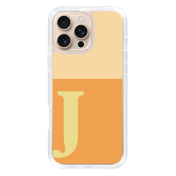 Slim Protection Case［ オリジナル - initial two tone - J orange ］