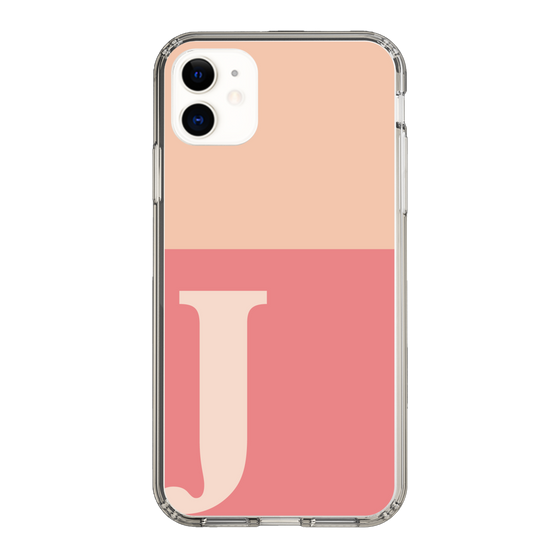 Slim Protection Case［ Original - initial two tone - J pink ］
