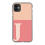 Slim Protection Case［ Original - initial two tone - J pink ］