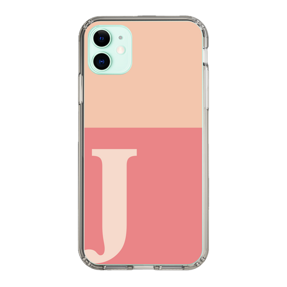 Slim Protection Case［ Original - initial two tone - J pink ］