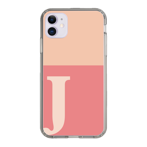 Slim Protection Case［ Original - initial two tone - J pink ］