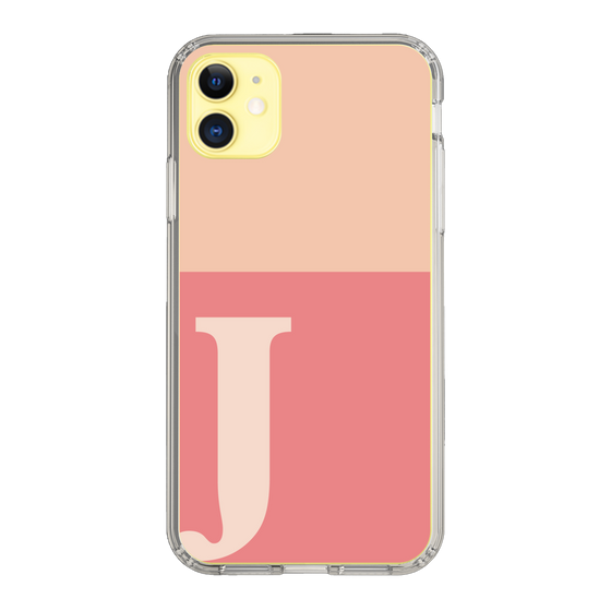 Slim Protection Case［ Original - initial two tone - J pink ］
