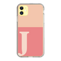 Slim Protection Case［ Original - initial two tone - J pink ］