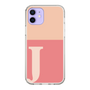 Slim Protection Case［ Original - initial two tone - J pink ］