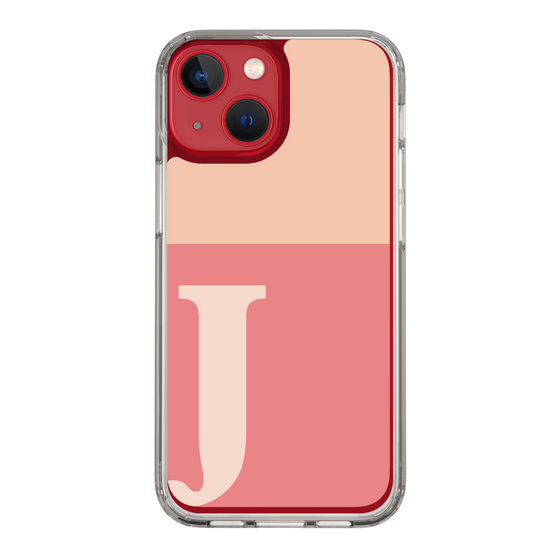 Slim Protection Case［ Original - initial two tone - J pink ］
