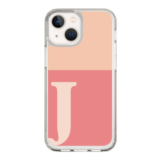 Slim Protection Case［ Original - initial two tone - J pink ］