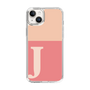 Slim Protection Case［ Original - initial two tone - J pink ］