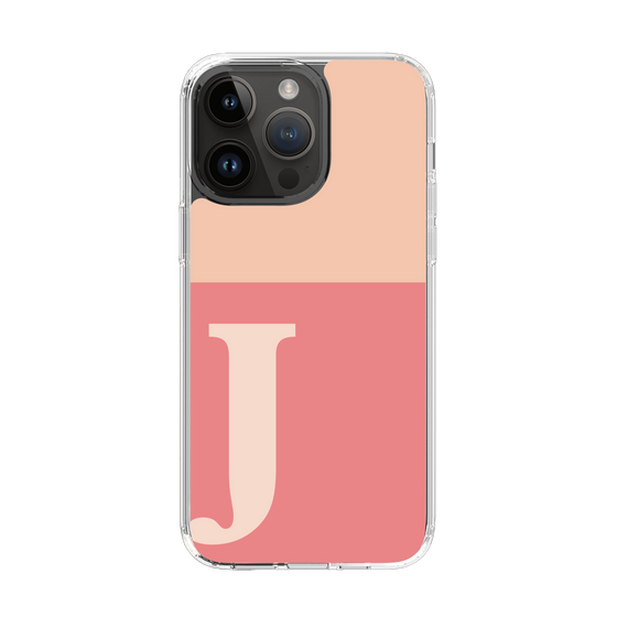 Slim Protection Case［ Original - initial two tone - J pink ］