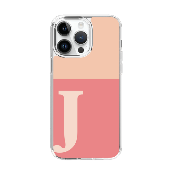 Slim Protection Case［ Original - initial two tone - J pink ］