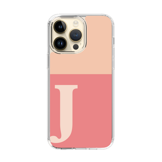 Slim Protection Case［ Original - initial two tone - J pink ］
