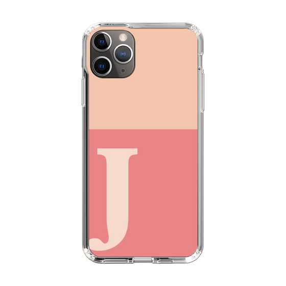Slim Protection Case［ Original - initial two tone - J pink ］