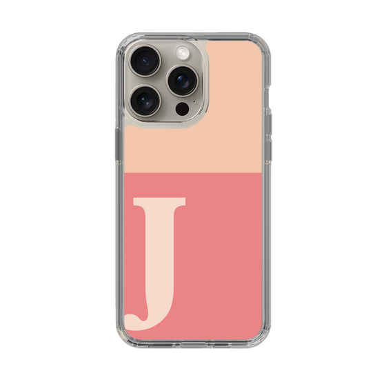 Slim Protection Case［ Original - initial two tone - J pink ］