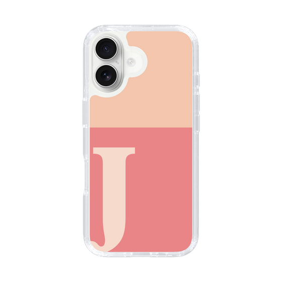 Slim Protection Case［ オリジナル - initial two tone - J pink ］