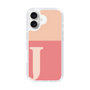 Slim Protection Case［ オリジナル - initial two tone - J pink ］