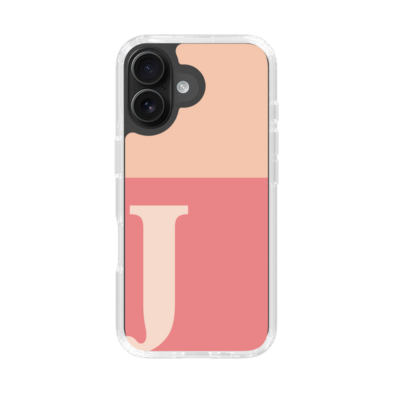 Slim Protection Case［ オリジナル - initial two tone - J pink ］